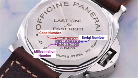 panerai serial number year|Panerai watch serial numbers.